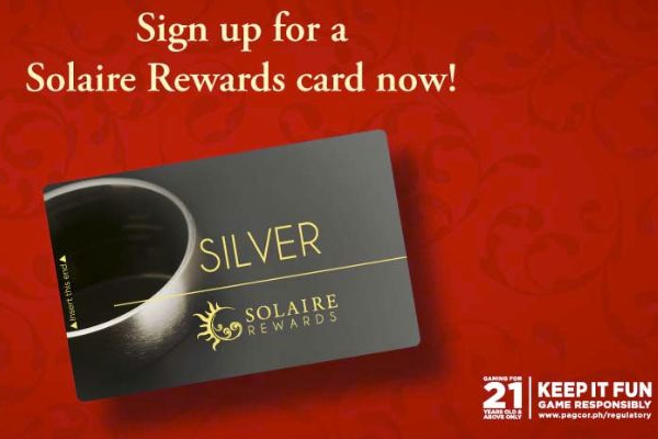 『THE SOLAIRE REWARDS』のメンバーズカード